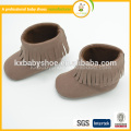 Mocassins en cuir bébé bébé en fausse fourrure pour bébé de qualité supérieure les plus récents